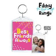 Photo Best friends Always Keyring
